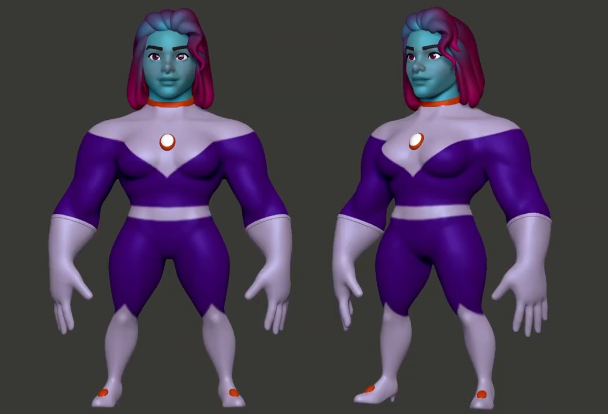 3D Character Development Stages 5